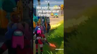 Me volví INVISIBLE sin querer en Fortnite (Bug) | Liliana Sofia VTuber #shorts