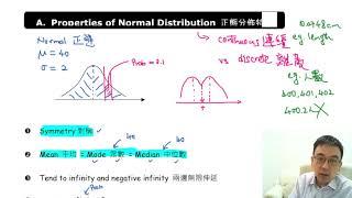 Herman Yeung - M1 Intensive Course 精讀課程 - Chapter 11a : Normal Distribution 正態分佈