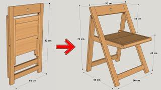 HOW TO MAKE A FOLDING CHAIR EASILY STEP BY STEP