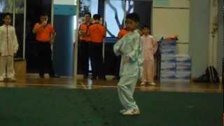 Marcel Tan - 42 Style Taiji Quan@9th National Primary School Wushu Championship! 2nd April 2013.