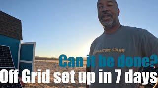 HOW MUCH CAN WE GET DONE IN 7 DAYS | DESERT OFF GRID TINY HOUSE