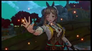 Let's Play Atelier Ryza 3 060: Lila bounces away into the distance