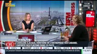 Caroline Ilacqua sur BFM Business - Téo Cabanel Créateur de Parfums Rares - Goûts de Luxe Paris