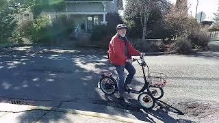 This Reverse Electric ETrike is Perfect for Me! I'm Over 70, Lost My Balance & Needed 3 Wheel Ebike