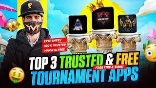 Top 3 Secret Trusted & Free Tournament Apps For Free Fire & Bgmi | Free Fire Free Tournament App