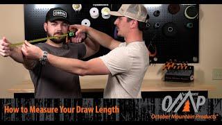 How To Measure Your Draw Length I October Mountain Products
