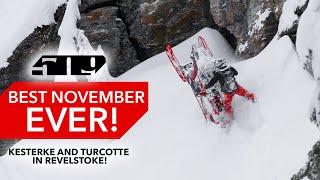 Record November Conditions with Kesterke and Turcotte!