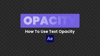 Opacity Animation