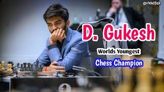 D. Gukesh Become Youngest Chess Champion | Chese Grandmaster | India Beat China | RKKD F&K | Chese