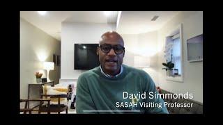 SASAH Speakers' Series: Creativity, Innovation, Justice: David Simmonds