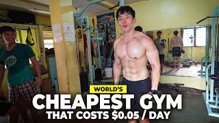 The World's CHEAPEST Gym That Costs $3 a Month