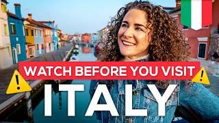 ITALY TRAVEL TIPS | 48 Things You Should NEVER do in Italy!  Food, Customs, Language & MORE!