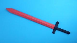 How to make a Paper Sword/DIY  Paper Sword/origami /折紙-寶劍