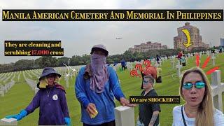 We are SHOCKED to visit Manila American Cemetery and Memorial, Philippines Walking Tour