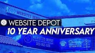 Website Depot's 10 Year Anniversary | Grow Today With Our Digital Marketing Agency