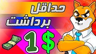 درآمد دلاری واقعی:حداقل برداشت 1 دلار با کیف پول پاییر
