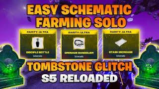 MW3 ZOMBIES SCHEMATIC FARMING EASIEST SOLO METHOD with Tombstone Glitch Season 5 Reloaded