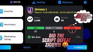 How did the invincible Zico lose?!?!  #zicoefootball #efootball