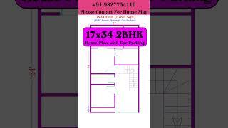 17*34 House Plan with Car Parking | house Design | House Plans