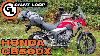 The Giant Loop Overnight Plus Kit: Complete Honda CB500X Soft Luggage Setup