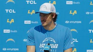 Justin Herbert On Injury Update vs Steelers | LA Chargers