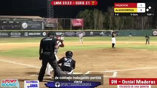 Ulises Nuñez Jr. tiro a home en Liga Norte de Mexico