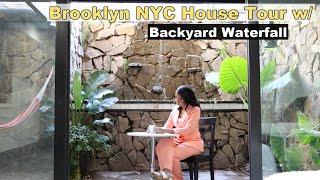 Brooklyn NYC House Tour w/ a Waterfall!  $9,200 Bedstuy Brownstone Home Tour - Knowing Home w Nyasia