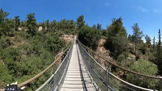 360. Haifa, Hanging Bridge at Nesher Park (bridge #1). Хайфа, Подвесные мосты Парка Нешер (мост #1)