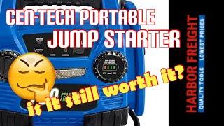 CEN-TECH Portable jump starter from Harbor Freight