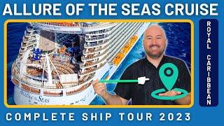 Allure of the Seas Complete Ship Tour (with real-time navigation!)