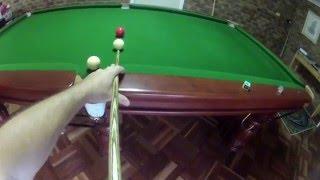 English Billiards 10 point combination shot