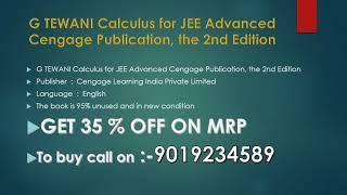 At 35% off very low price || G TEWANI Calculus for JEE Advanced Cengage Publication, the 2nd Edition