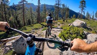 We call this “working remotely” | Mountain Biking South Lake Tahoe