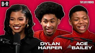 Ace Bailey and Dylan Harper Talk 2025 NBA Draft, Cooper Flagg, Respond to Giannis | Taylor Rooks X