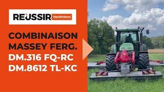 Essai combinaison Massey Ferguson DM.316 FQ-RC et DM.8612 TL-KC : simplicité et compacité