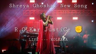 Shreya Ghoshal -- New RG KAR Song Live In Kolkata   #concert #shreyaghoshallive  #hindisong #shorts