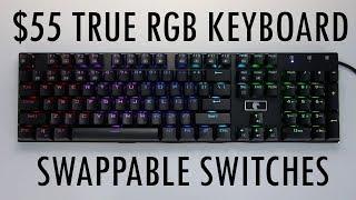 Mechanical Eagle Z88 True RGB Mechanical Keyboard Review!