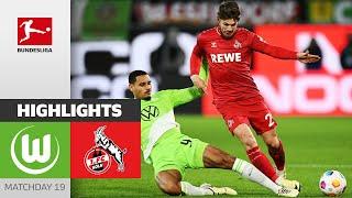 VfL Wolfsburg - 1. FC Köln 1-1 | Highlights | Matchday 19 – Bundesliga 2023/24