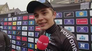 Pavel Bittner - Interview at the start - Ronde van Vlaanderen 2023