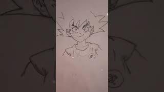 goku coloure drawing transformation # aishu art & work #