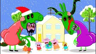 OH NO! They Are Zombies! Peppa Pig vs Zombies at the City | Peppa Pig Funny Animation 2