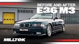 Milltek Before and After BMW E36 M3 Sound Comparison