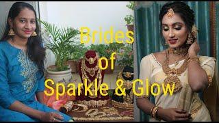 Brides of Sparkle and Glow: Temple Bridal Set Styling