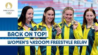 Back on Top!  | Women's 4x200m Freestyle Relay | #Paris2024 Highlights