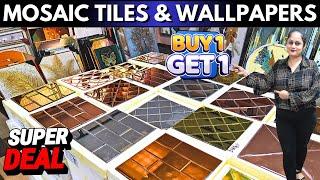 Wallpapers ही Wallpaper Kirti nagar furniture market Interior wall panels & mosaic tiles #wallpaper