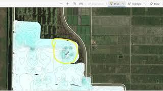 Contour Map Headwaters Lake CORRECT VERSION