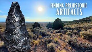 Finding Prehistoric Artifacts In the Desert - Obsidian Points & Rattlesnake