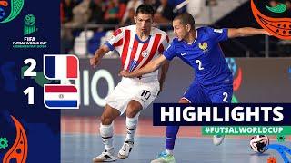 France v Paraguay | FIFA Futsal World Cup 2024 | Quarter-finals | Highlights