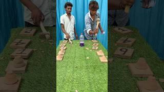 Amazing bottle flip and kullhad break funny family challenge #shorts #game