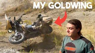 Honda Goldwing vs 450 - Hillclimb Challenge